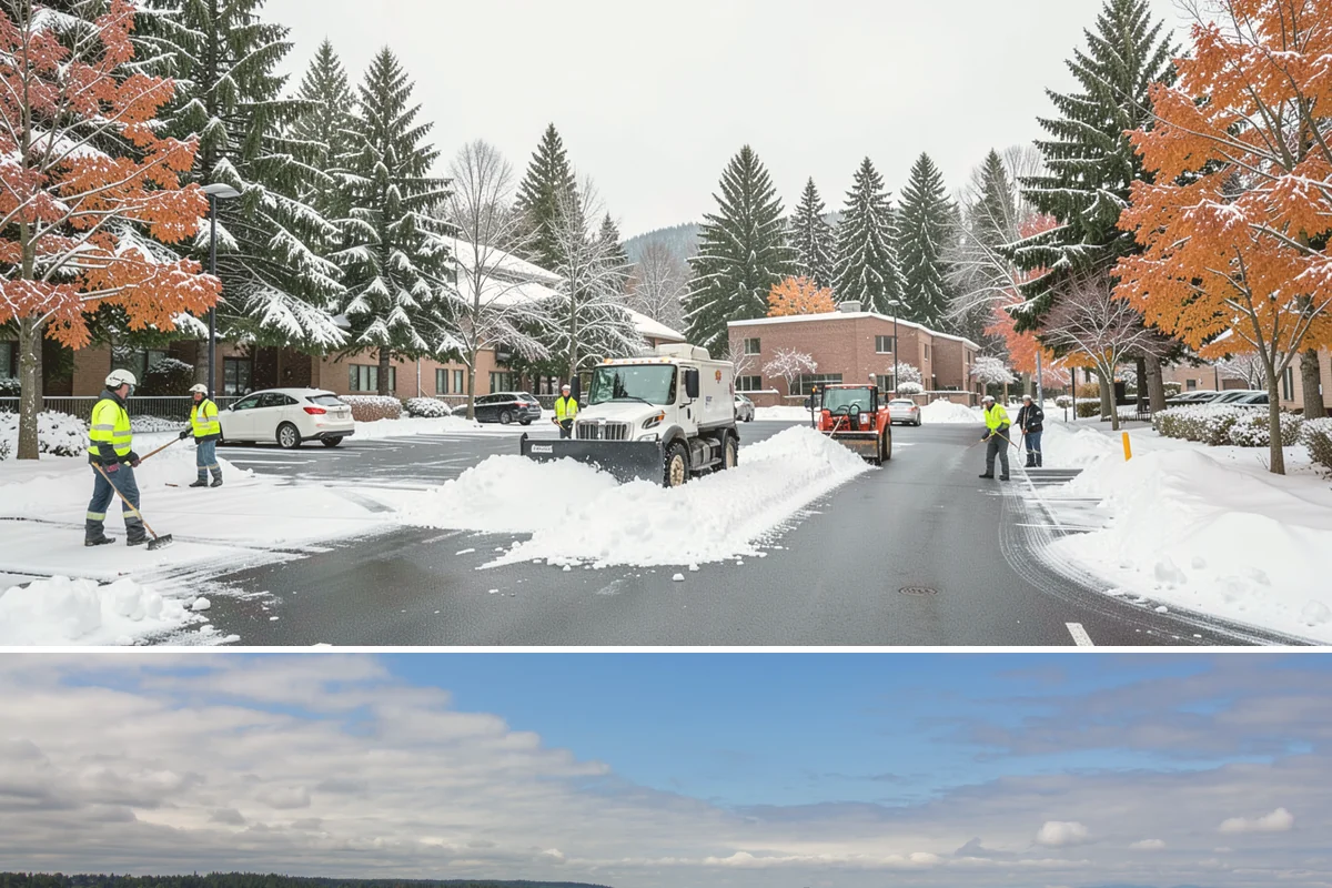Medical Office Parking Lot Snow Removal in University Place, Pierce County, WA - Medical office lots in Western Washington see peak winter demand from December through February, when freeze-thaw cycles are most...