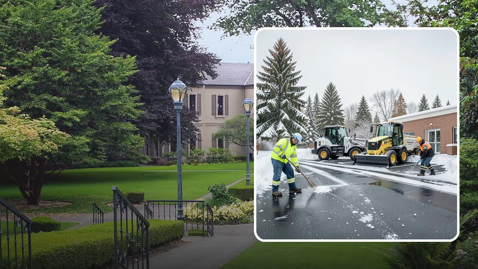 Medical Office Parking Lot Snow Removal in Woodinville, King County, WA - We keep medical office lots and ADA access clear so Western Washington patients can reach care through any winter storm.