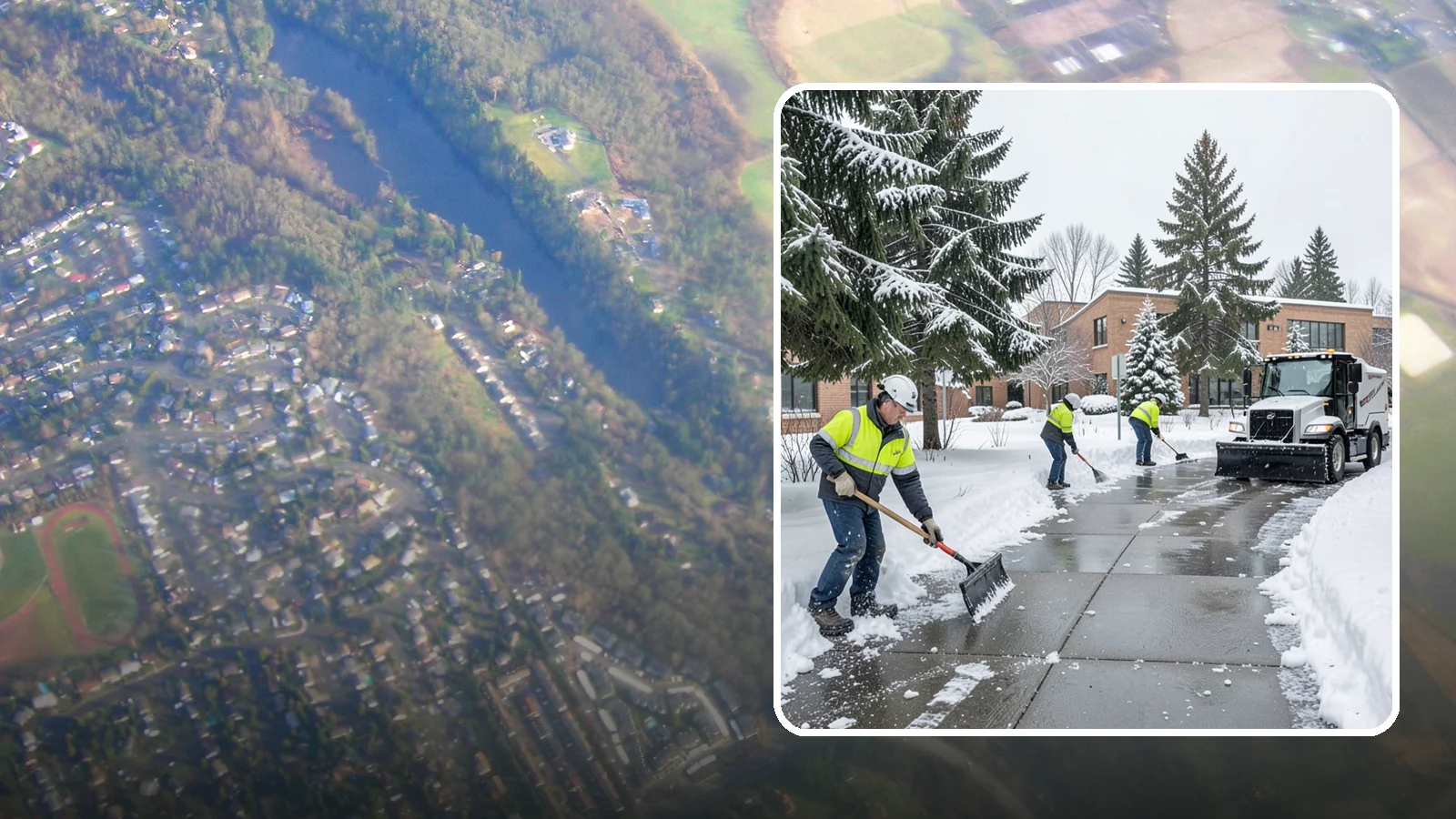 Medical Office Sidewalk Clearing in Algona, King County, WA - Patient-safety sidewalk clearing for Western Washington medical offices, keeping entrances and accessible routes clear for those...