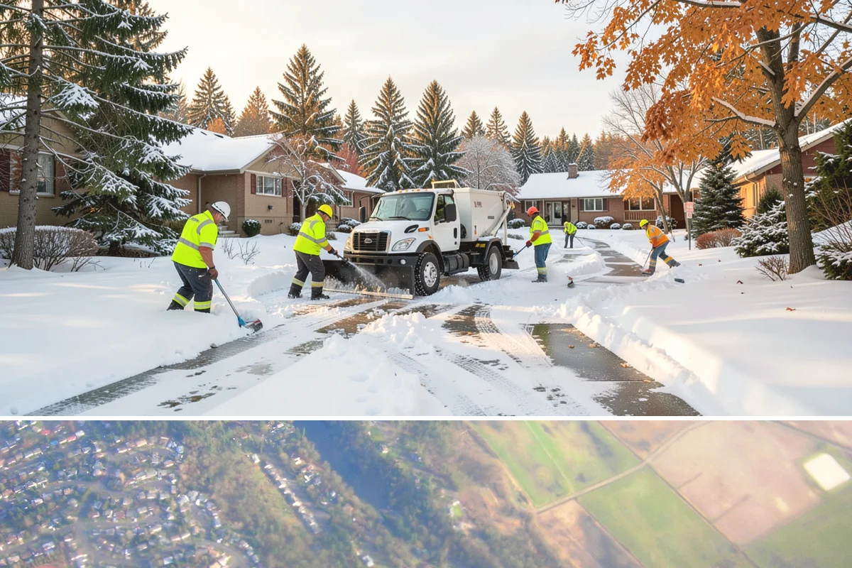 Medical Office Sidewalk Clearing in Algona, King County, WA - Medical office risk runs from late November through February, with day-long freeze-thaw demanding repeat visits during clinic...
