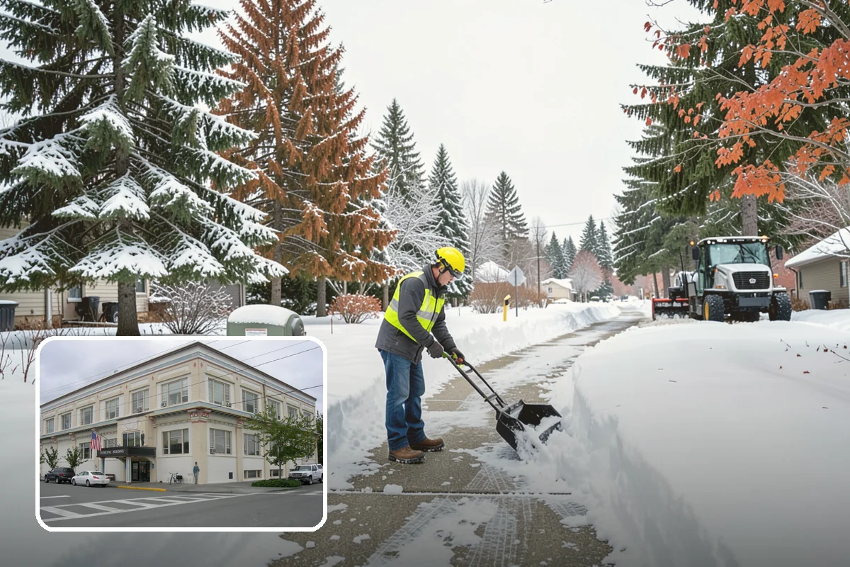 Medical Office Sidewalk Clearing in Anacortes, Skagit County, WA - Protects vulnerable patients with limited mobility from falls