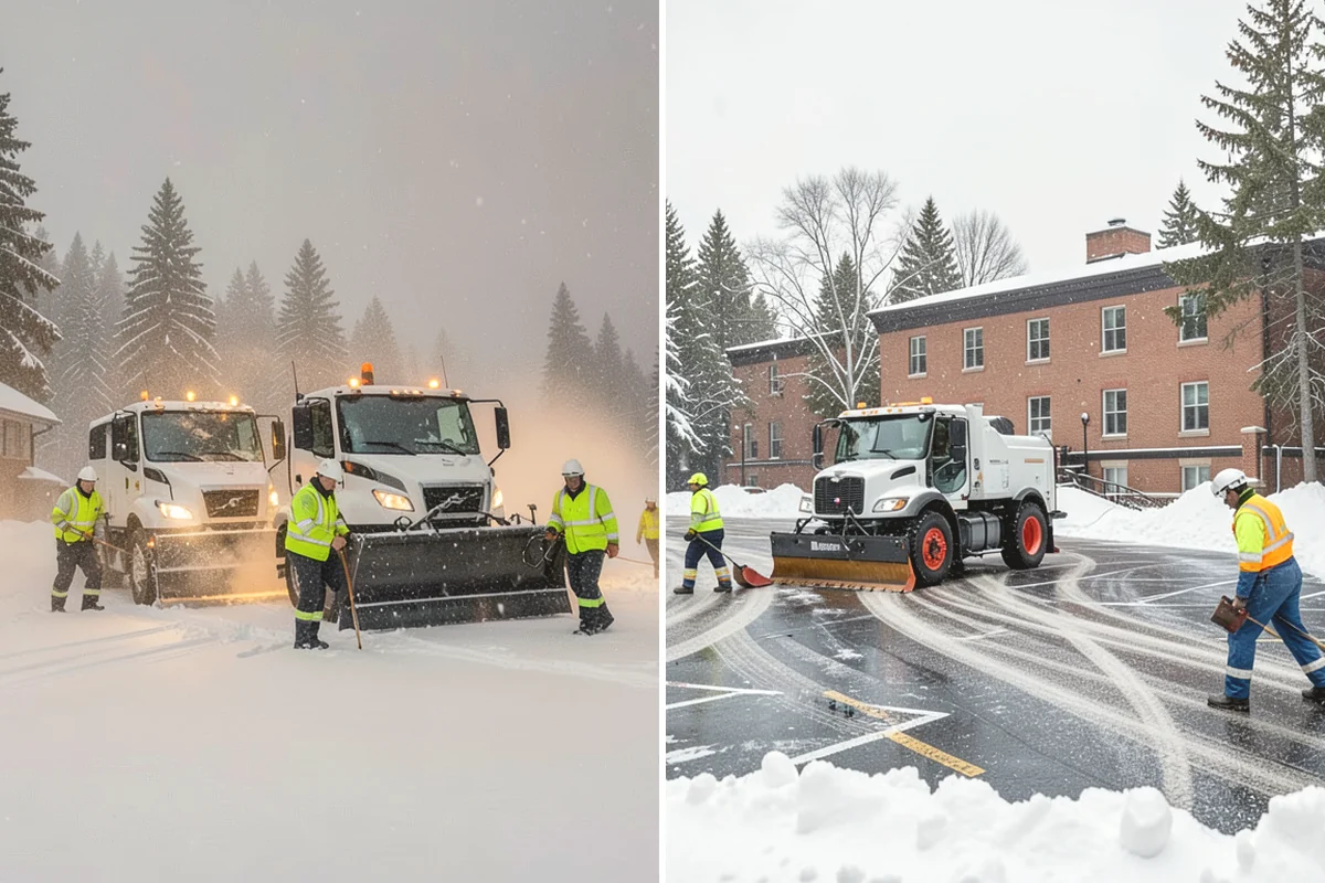 Medical Office Sidewalk Clearing in Anacortes, Skagit County, WA - Prioritize the accessible route, ramp, and patient drop-off zone