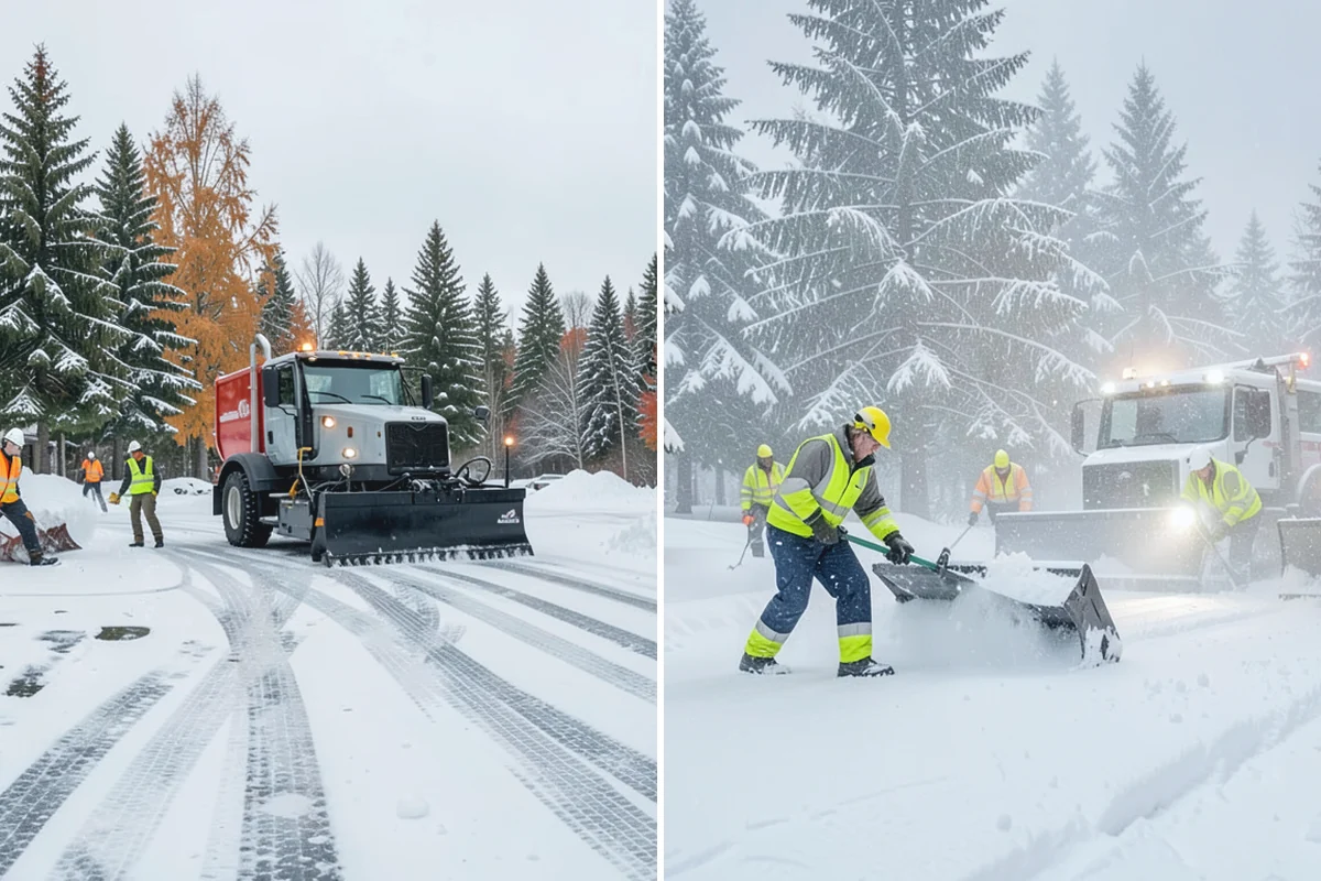 Medical Office Sidewalk Clearing in Auburn, King County, WA - Prioritize the accessible route, ramp, and patient drop-off zone