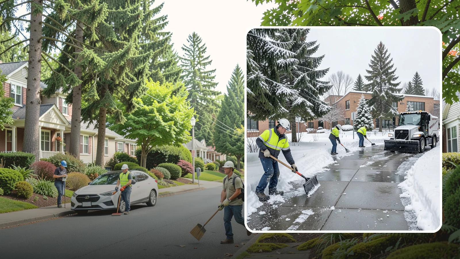 Medical Office Sidewalk Clearing in Beaux Arts Village, King County, WA - Patient-safety sidewalk clearing for Western Washington medical offices, keeping entrances and accessible routes clear for those...
