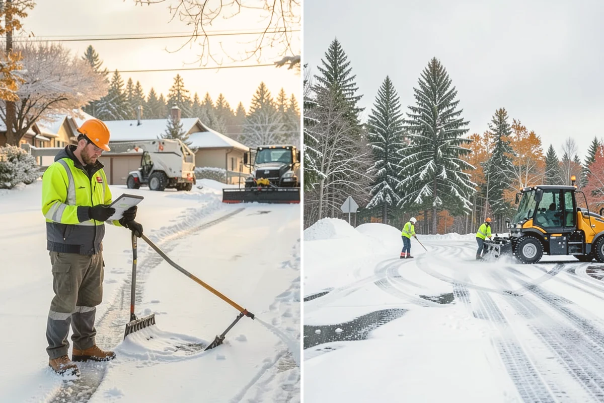 Medical Office Sidewalk Clearing in Bellevue, King County, WA - Prioritize the accessible route, ramp, and patient drop-off zone