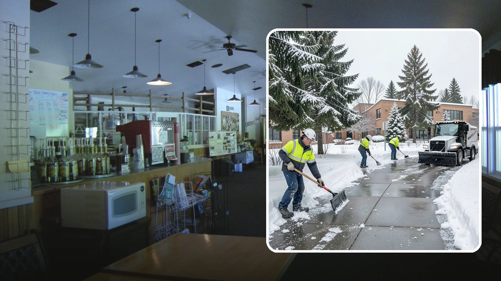 Medical Office Sidewalk Clearing in Black Diamond, King County, WA - Patient-safety sidewalk clearing for Western Washington medical offices, keeping entrances and accessible routes clear for those...