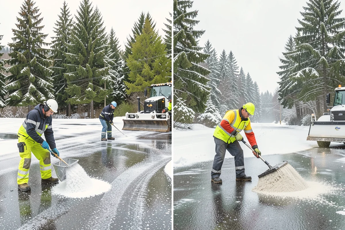 Medical Office Sidewalk Clearing in Bothell, King County, WA - Prioritize the accessible route, ramp, and patient drop-off zone