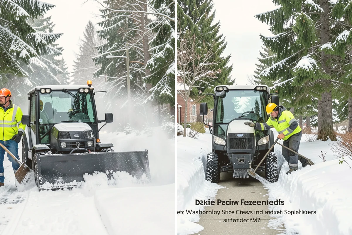 Medical Office Sidewalk Clearing in Brier, Snohomish County, WA - Prioritize the accessible route, ramp, and patient drop-off zone