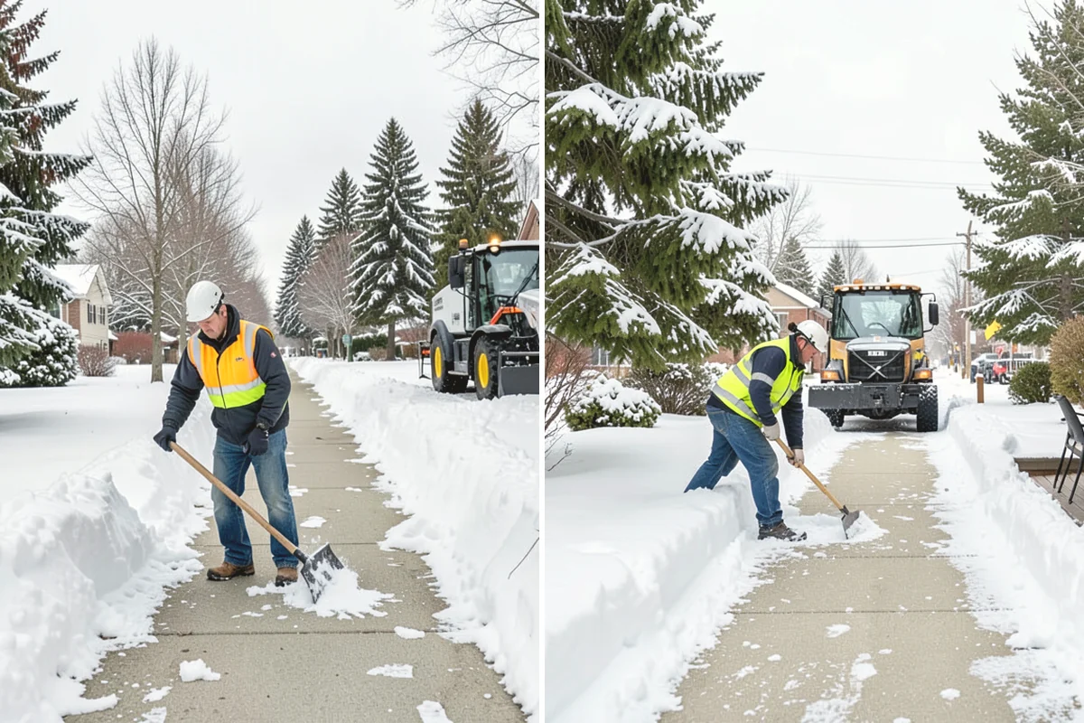 Medical Office Sidewalk Clearing in Burien, King County, WA - Prioritize the accessible route, ramp, and patient drop-off zone