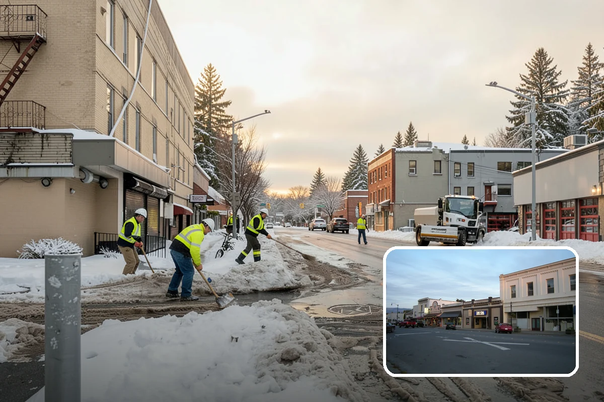Medical Office Sidewalk Clearing in Burlington, Skagit County, WA - Protects vulnerable patients with limited mobility from falls