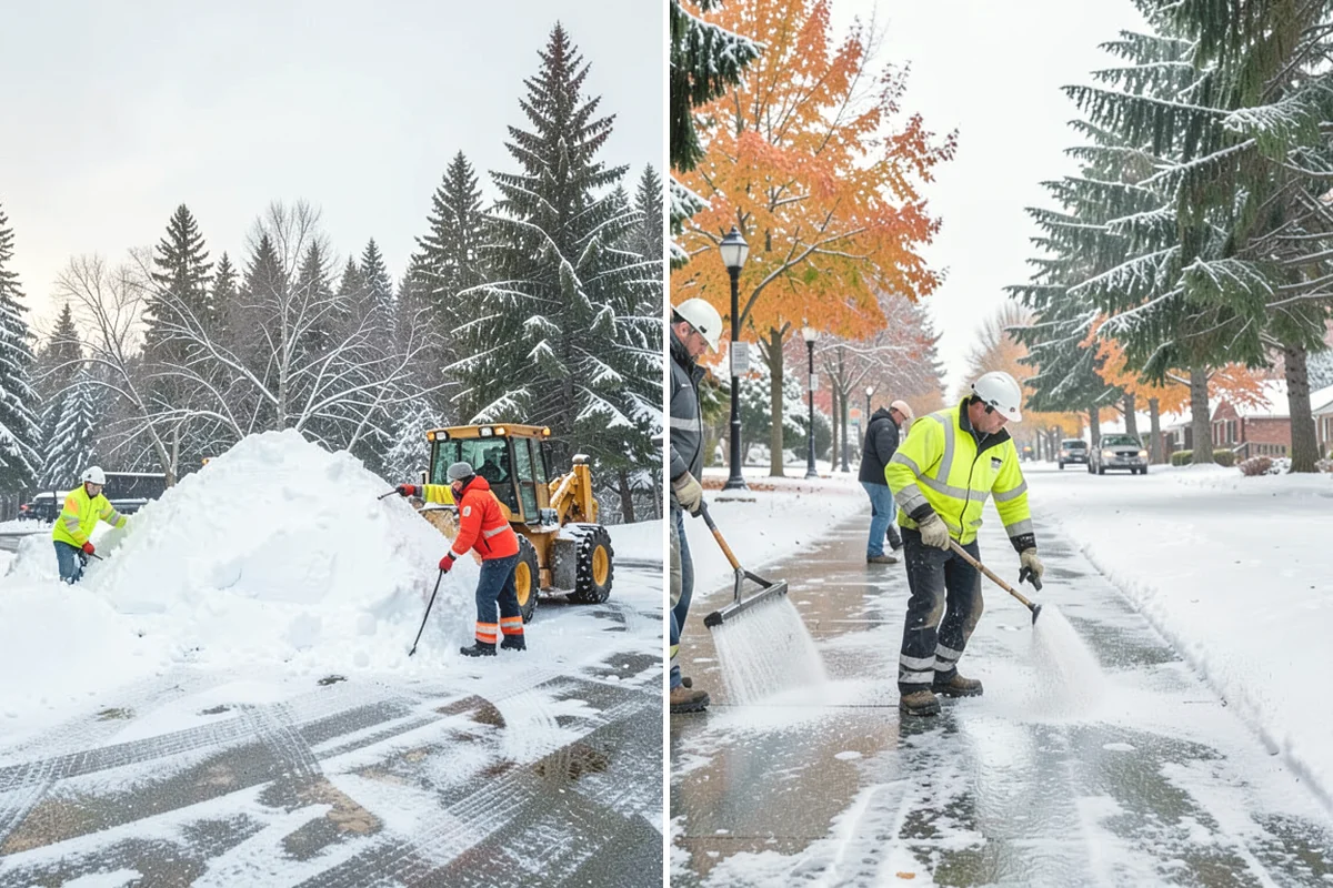 Medical Office Sidewalk Clearing in Burlington, Skagit County, WA - Prioritize the accessible route, ramp, and patient drop-off zone