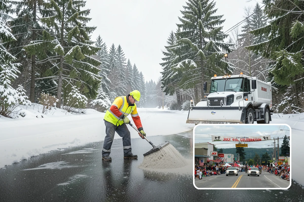Medical Office Sidewalk Clearing in Carnation, King County, WA - Protects vulnerable patients with limited mobility from falls