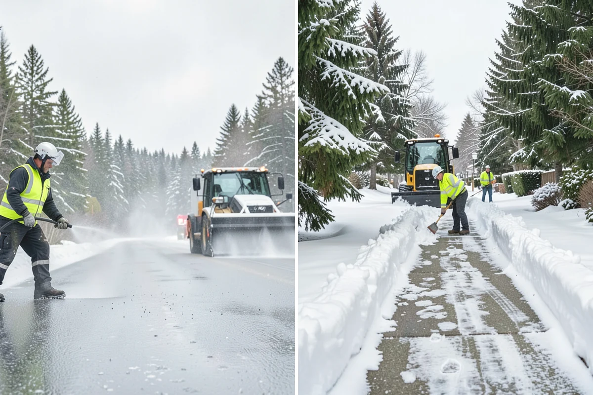 Medical Office Sidewalk Clearing in Carnation, King County, WA - Prioritize the accessible route, ramp, and patient drop-off zone