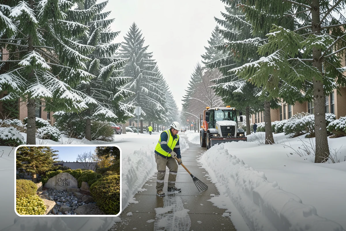 Medical Office Sidewalk Clearing in Clyde Hill, King County, WA - Protects vulnerable patients with limited mobility from falls
