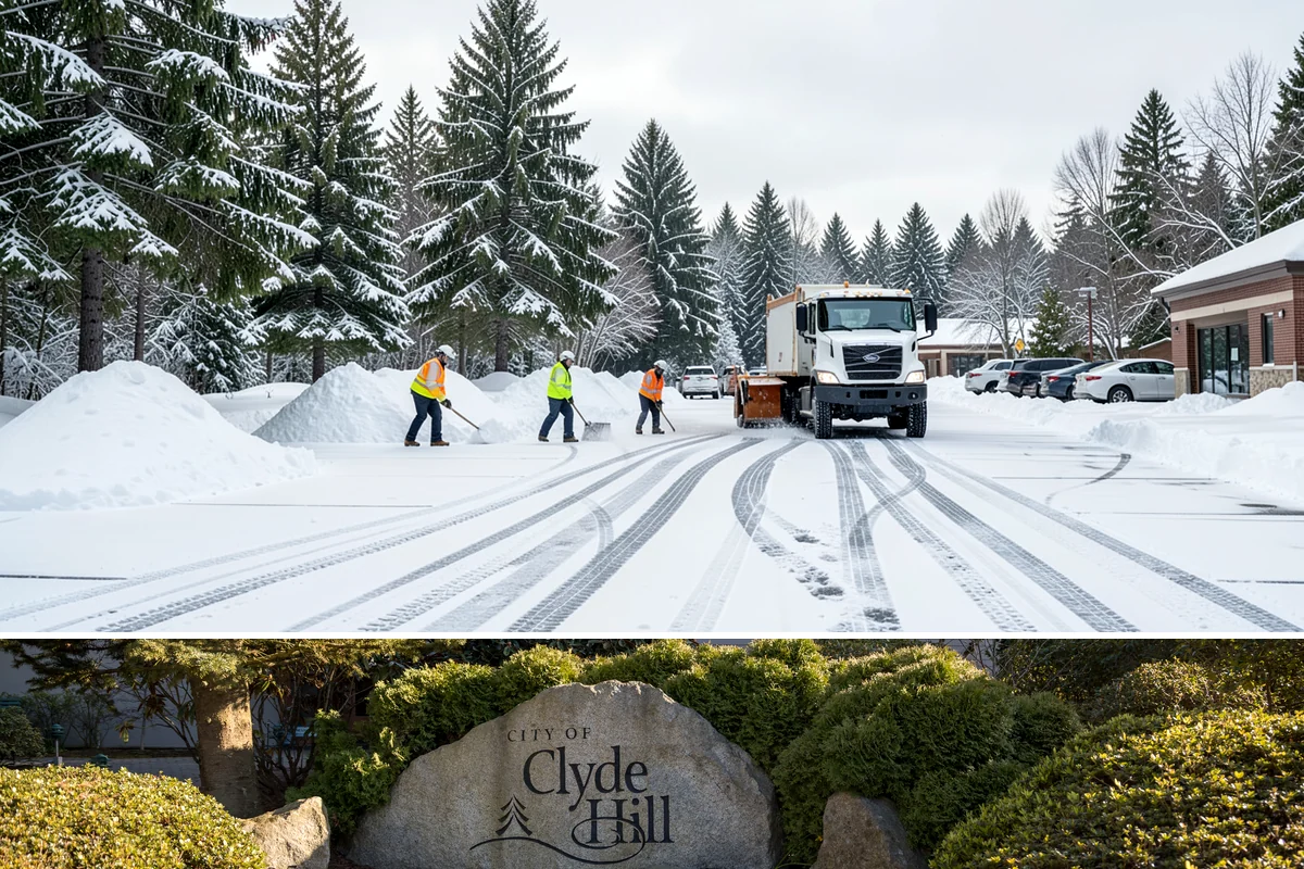 Medical Office Sidewalk Clearing in Clyde Hill, King County, WA - Medical office risk runs from late November through February, with day-long freeze-thaw demanding repeat visits during clinic...