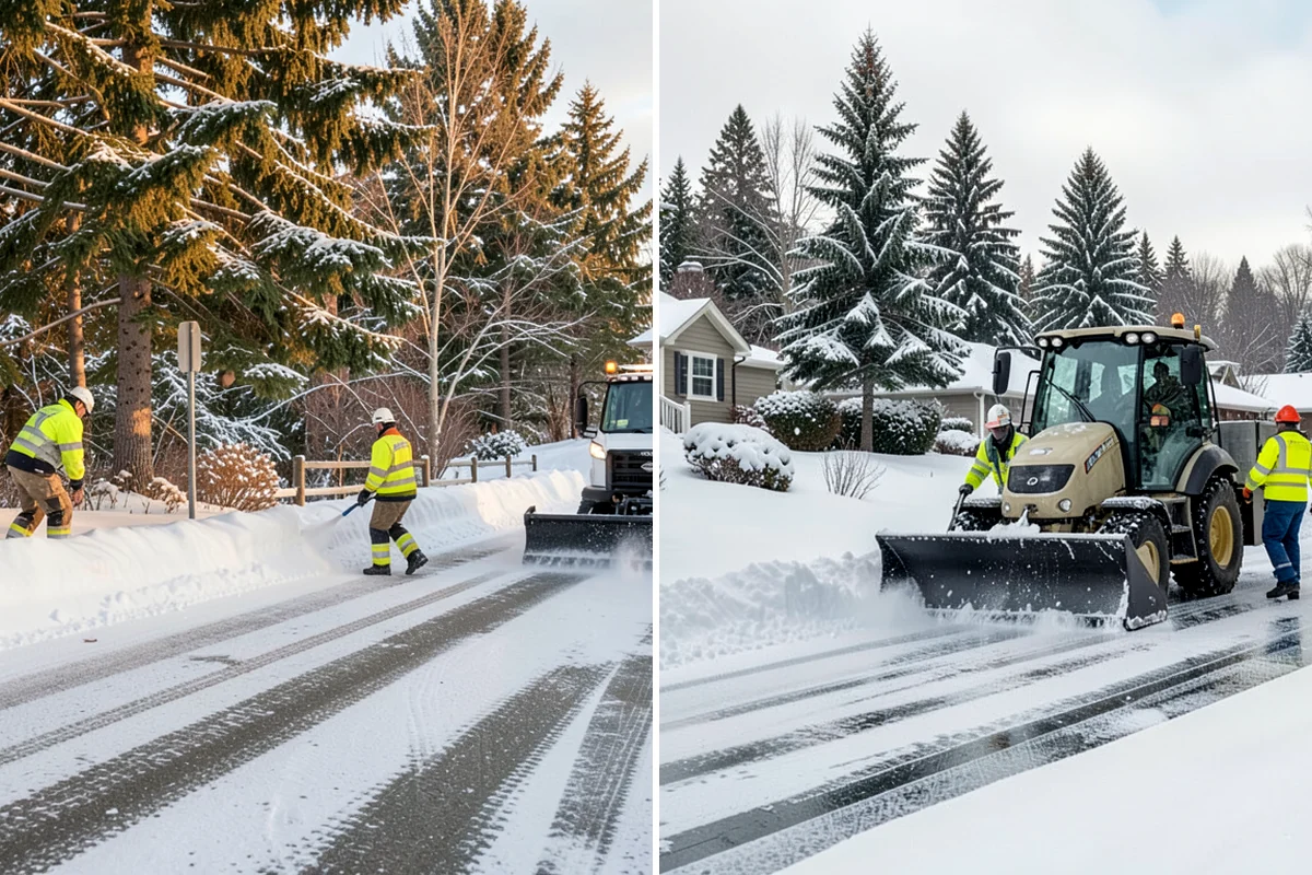 Medical Office Sidewalk Clearing in Concrete, Skagit County, WA - Prioritize the accessible route, ramp, and patient drop-off zone
