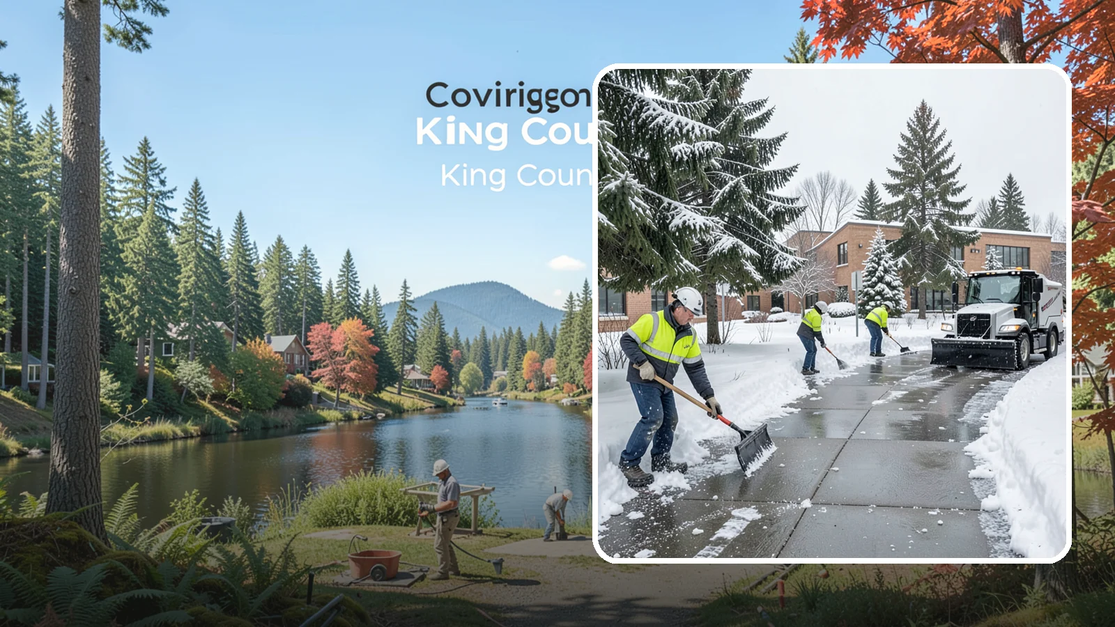 Medical Office Sidewalk Clearing in Covington, King County, WA - Patient-safety sidewalk clearing for Western Washington medical offices, keeping entrances and accessible routes clear for those...