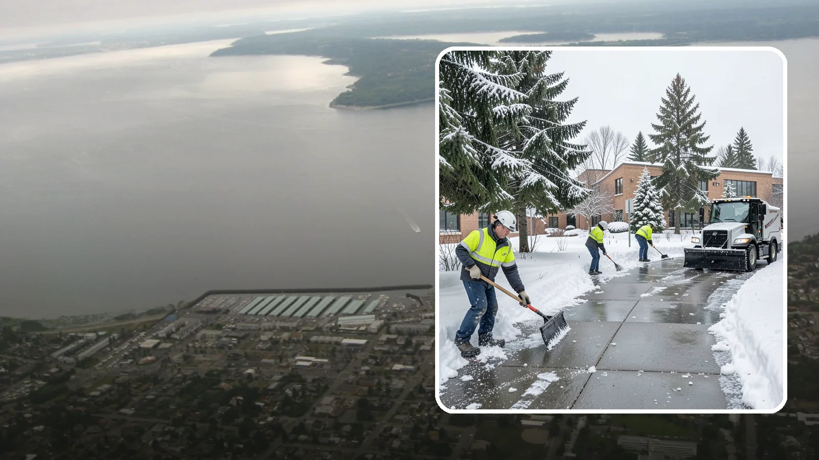 Medical Office Sidewalk Clearing in Des Moines, King County, WA - Patient-safety sidewalk clearing for Western Washington medical offices, keeping entrances and accessible routes clear for those...