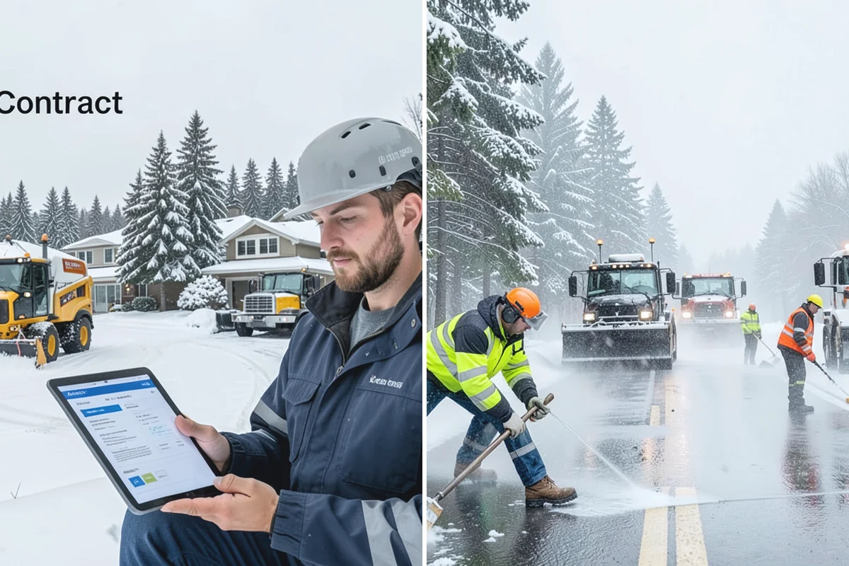 Medical Office Sidewalk Clearing in Des Moines, King County, WA - Prioritize the accessible route, ramp, and patient drop-off zone