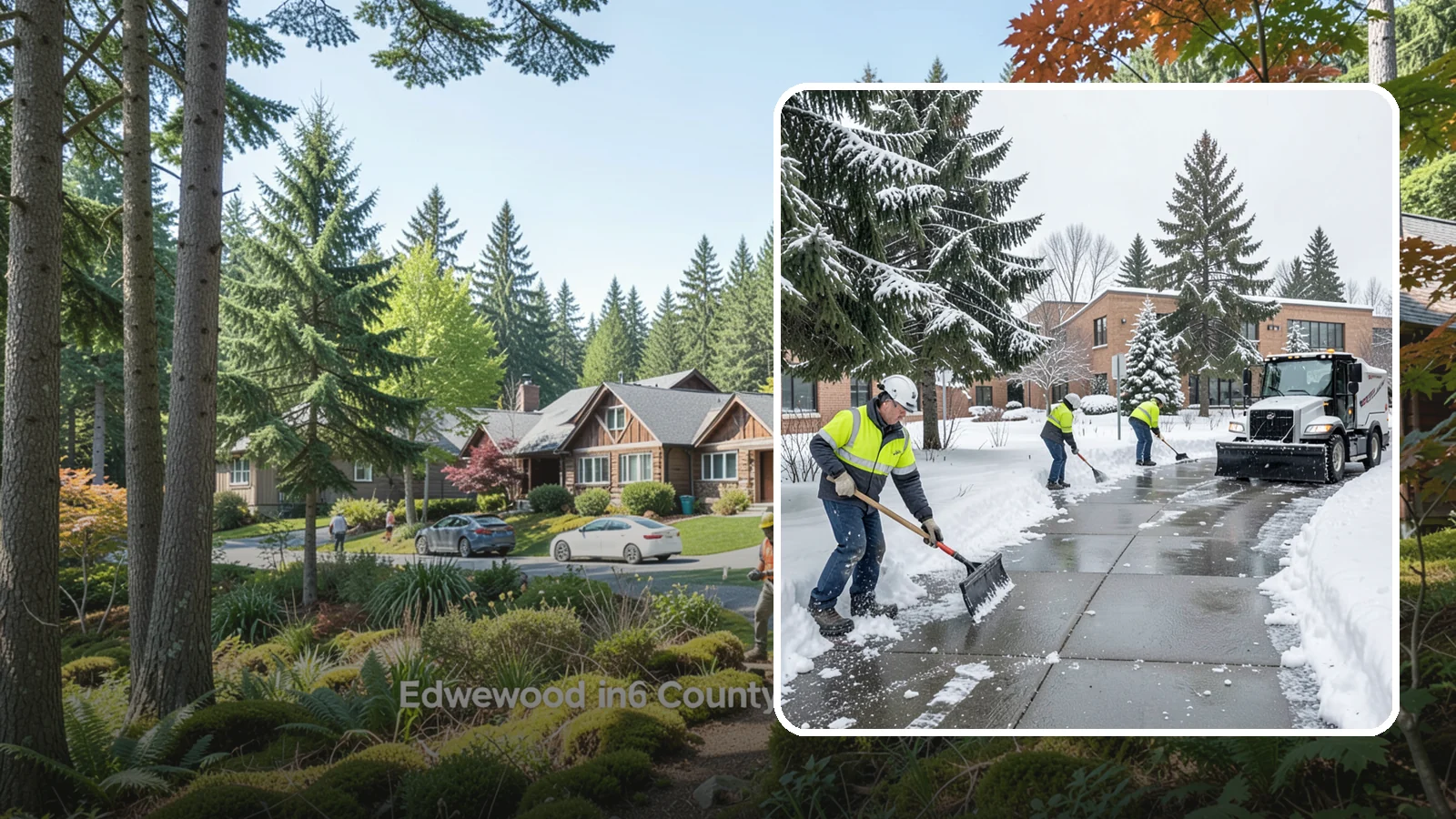 Medical Office Sidewalk Clearing in Edgewood, Pierce County, WA - Patient-safety sidewalk clearing for Western Washington medical offices, keeping entrances and accessible routes clear for those...