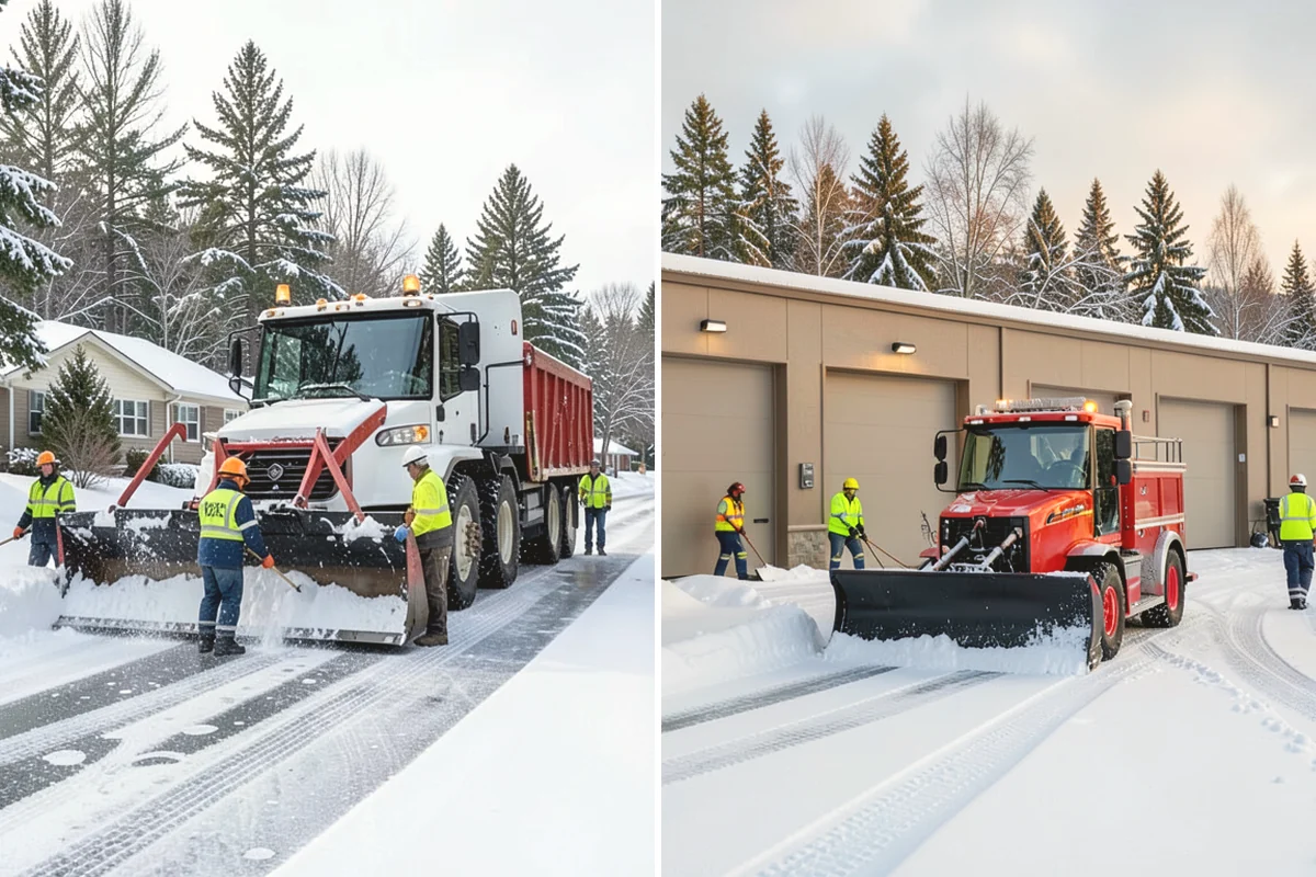 Medical Office Sidewalk Clearing in Edgewood, Pierce County, WA - Prioritize the accessible route, ramp, and patient drop-off zone