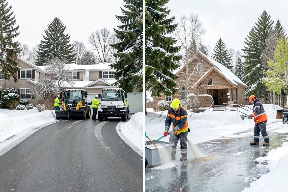 Medical Office Sidewalk Clearing in Federal Way, King County, WA - Prioritize the accessible route, ramp, and patient drop-off zone