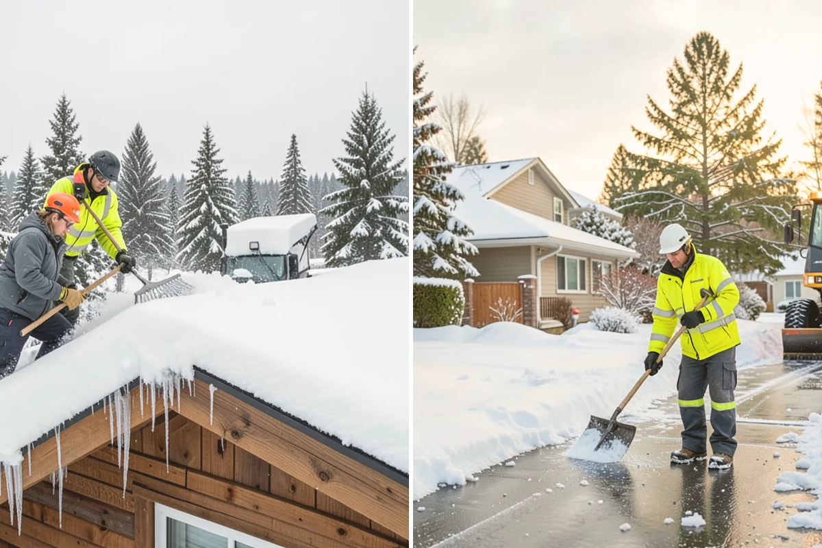 Medical Office Sidewalk Clearing in Fife, Pierce County, WA - Prioritize the accessible route, ramp, and patient drop-off zone