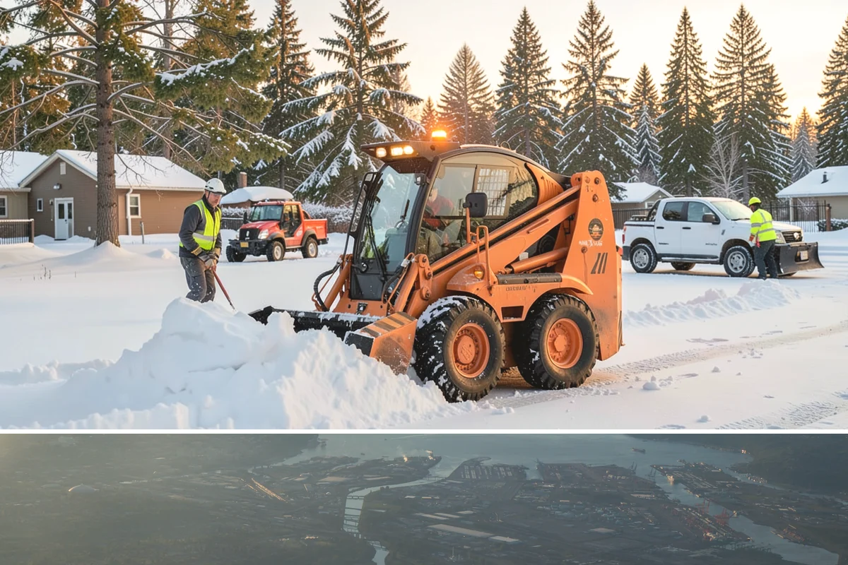Medical Office Sidewalk Clearing in Fife, Pierce County, WA - Medical office risk runs from late November through February, with day-long freeze-thaw demanding repeat visits during clinic...