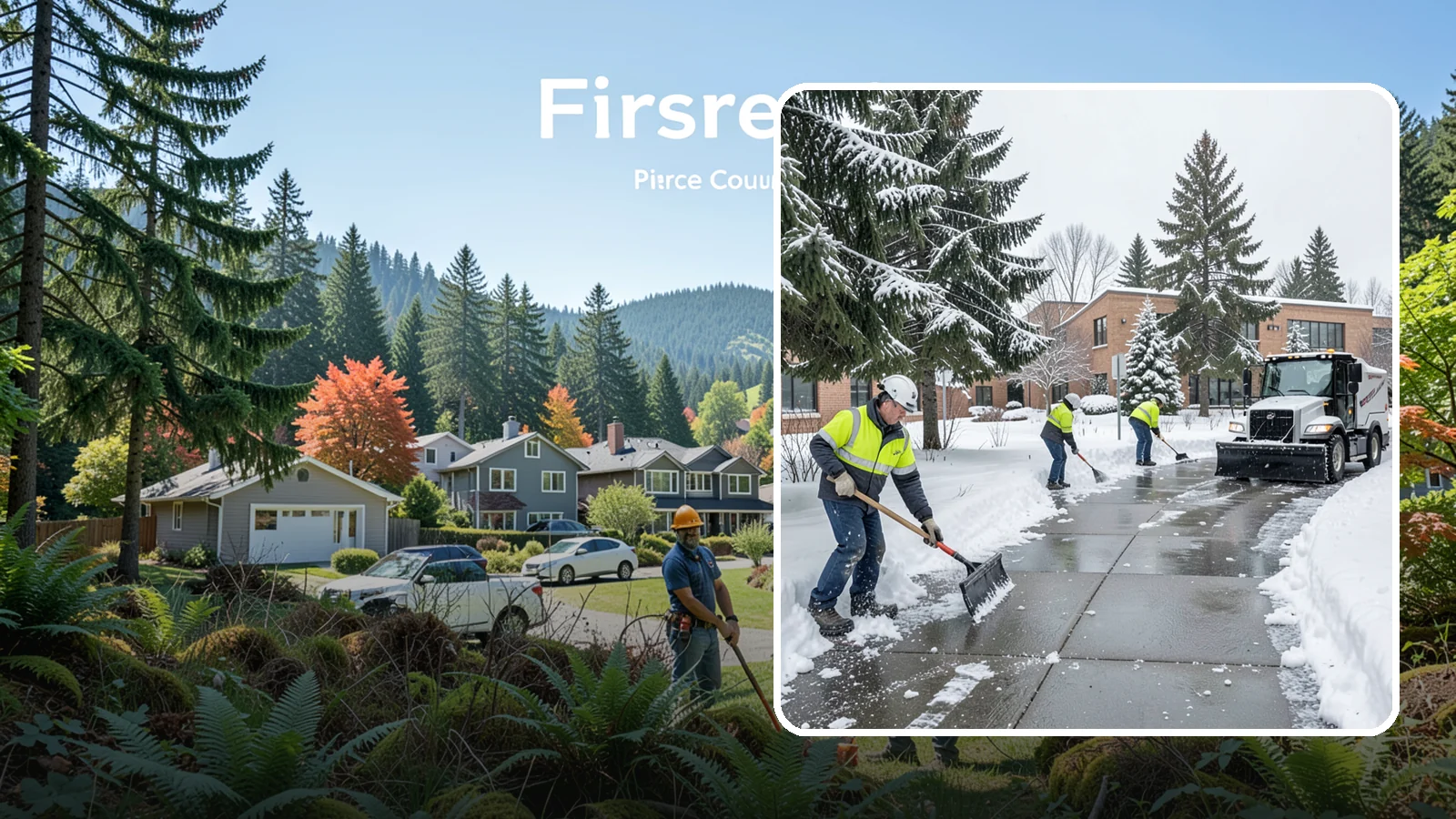 Medical Office Sidewalk Clearing in Fircrest, Pierce County, WA - Patient-safety sidewalk clearing for Western Washington medical offices, keeping entrances and accessible routes clear for those...