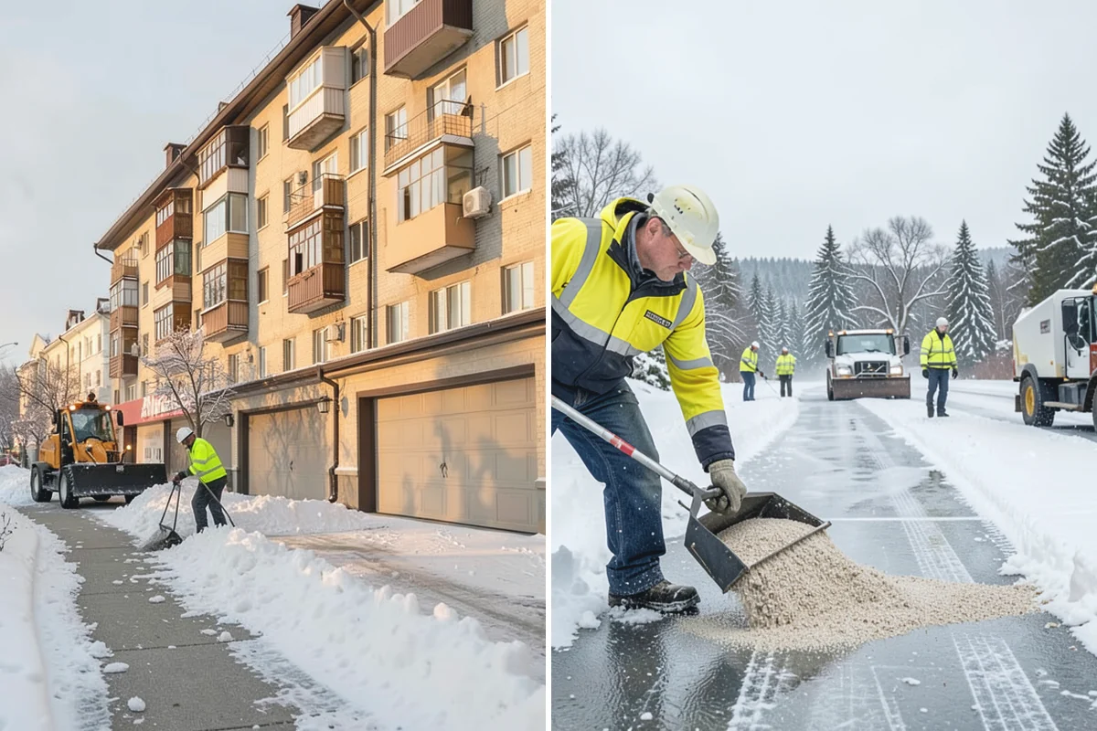 Medical Office Sidewalk Clearing in Gold Bar, Snohomish County, WA - Prioritize the accessible route, ramp, and patient drop-off zone
