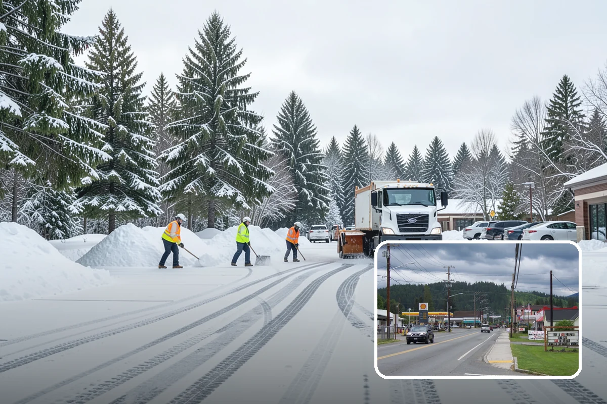 Medical Office Sidewalk Clearing in Granite Falls, Snohomish County, WA - Protects vulnerable patients with limited mobility from falls