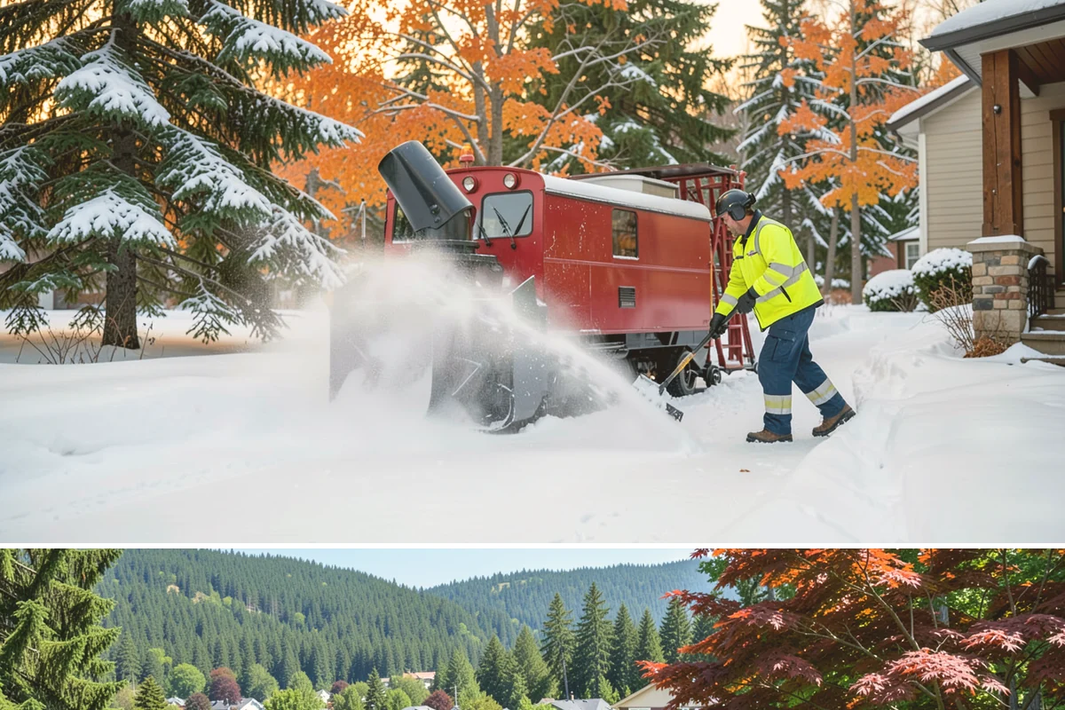 Medical Office Sidewalk Clearing in Index, Snohomish County, WA - Medical office risk runs from late November through February, with day-long freeze-thaw demanding repeat visits during clinic...