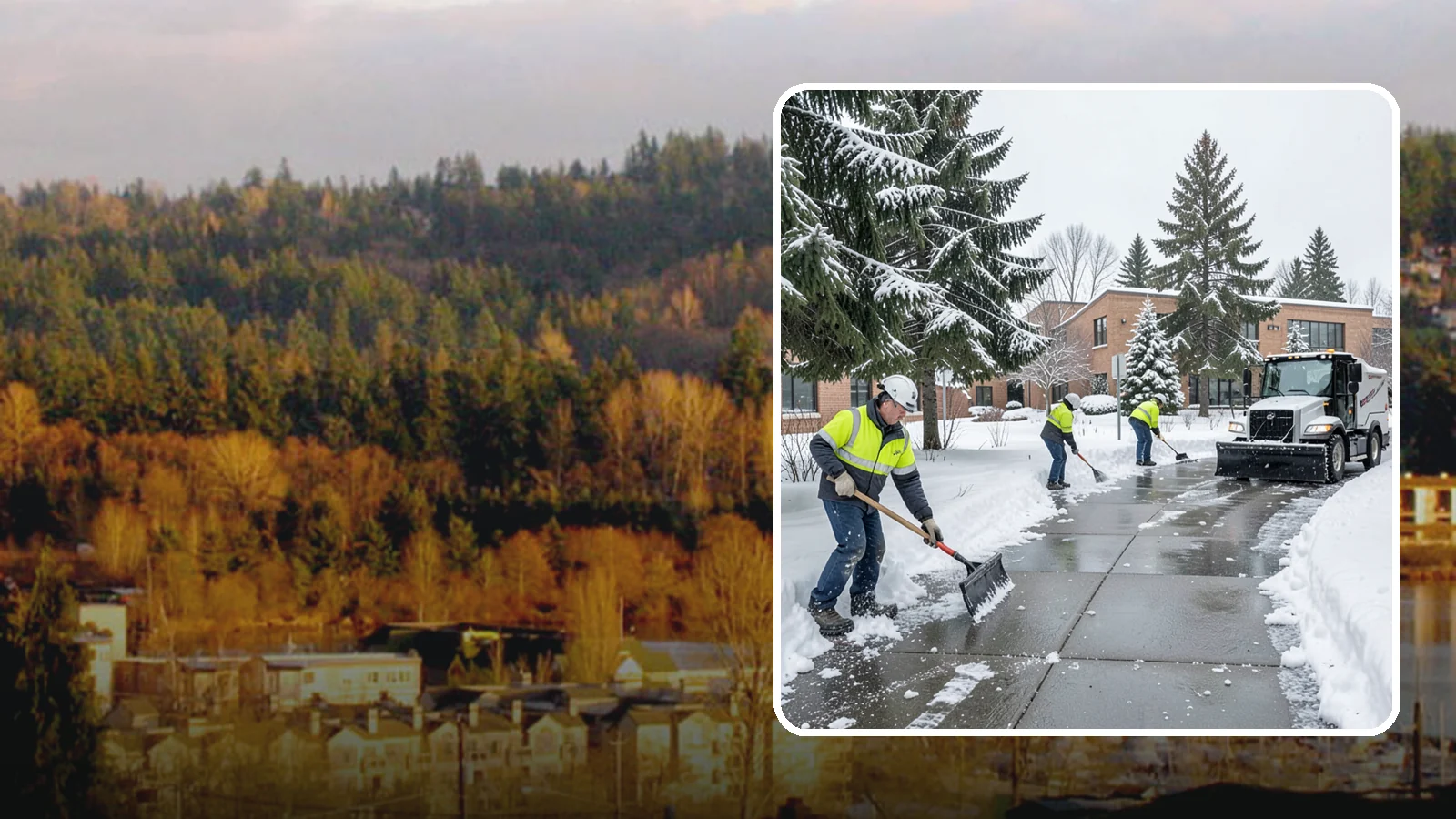 Medical Office Sidewalk Clearing in Kenmore, King County, WA - Patient-safety sidewalk clearing for Western Washington medical offices, keeping entrances and accessible routes clear for those...