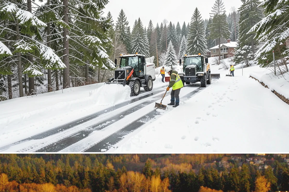 Medical Office Sidewalk Clearing in Kenmore, King County, WA - Medical office risk runs from late November through February, with day-long freeze-thaw demanding repeat visits during clinic...