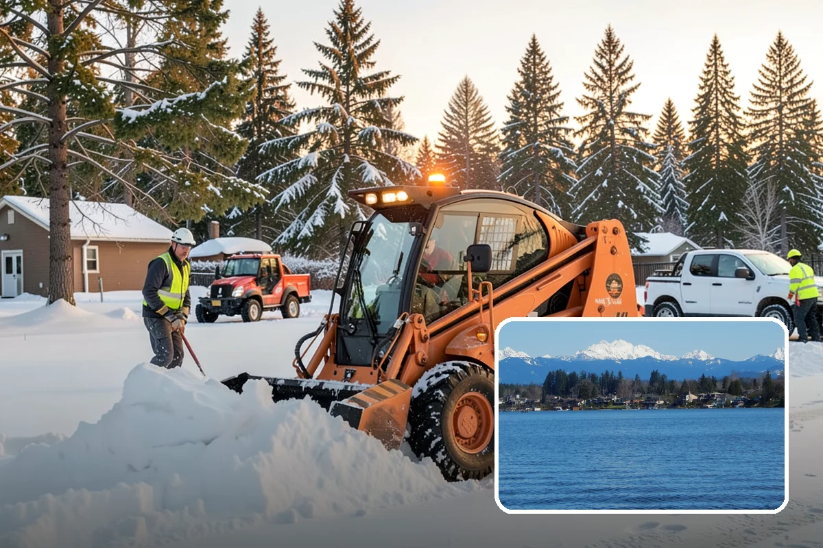 Medical Office Sidewalk Clearing in Lake Stevens, Snohomish County, WA - Protects vulnerable patients with limited mobility from falls