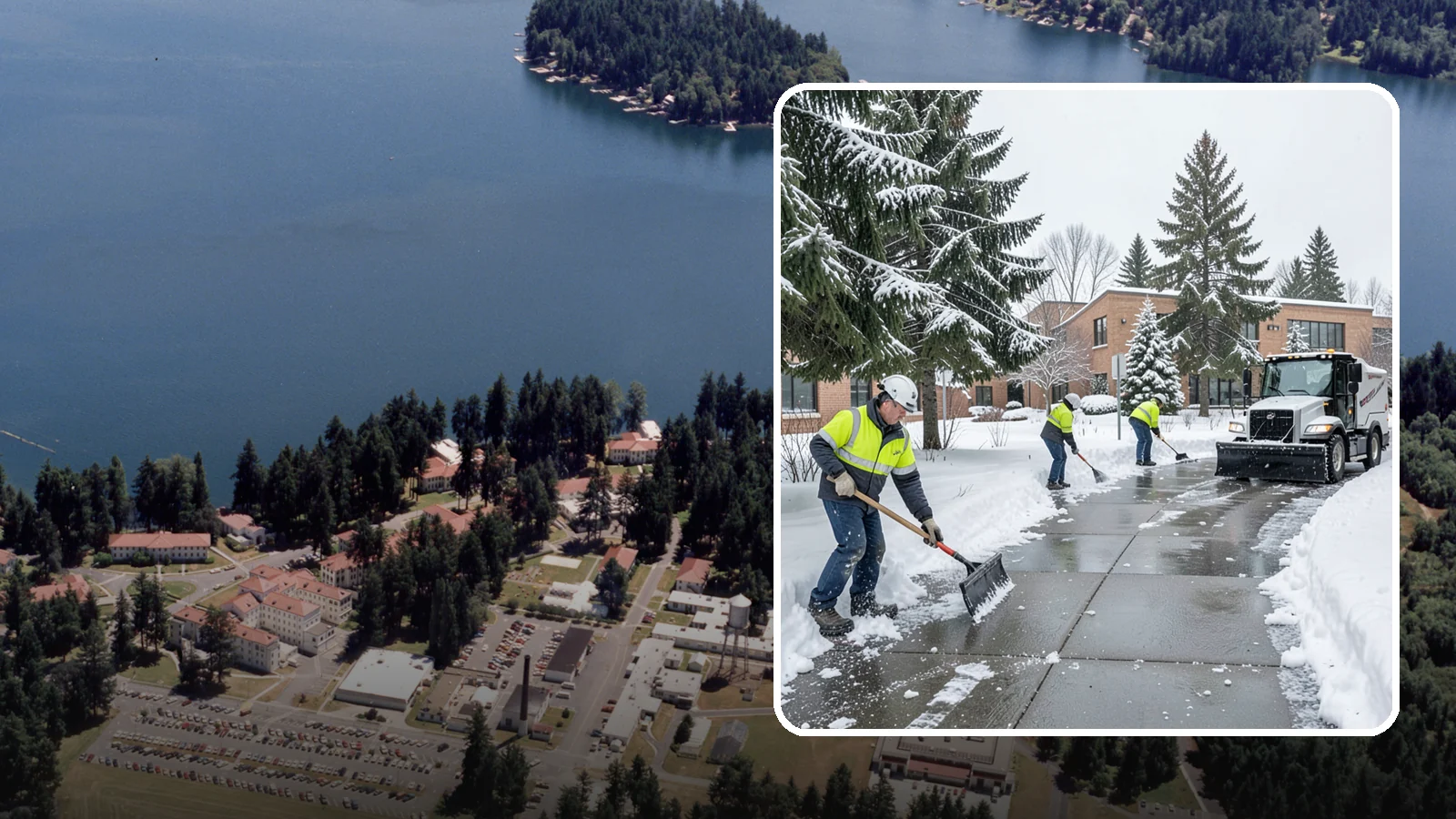 Medical Office Sidewalk Clearing in Lakewood, Pierce County, WA - Patient-safety sidewalk clearing for Western Washington medical offices, keeping entrances and accessible routes clear for those...