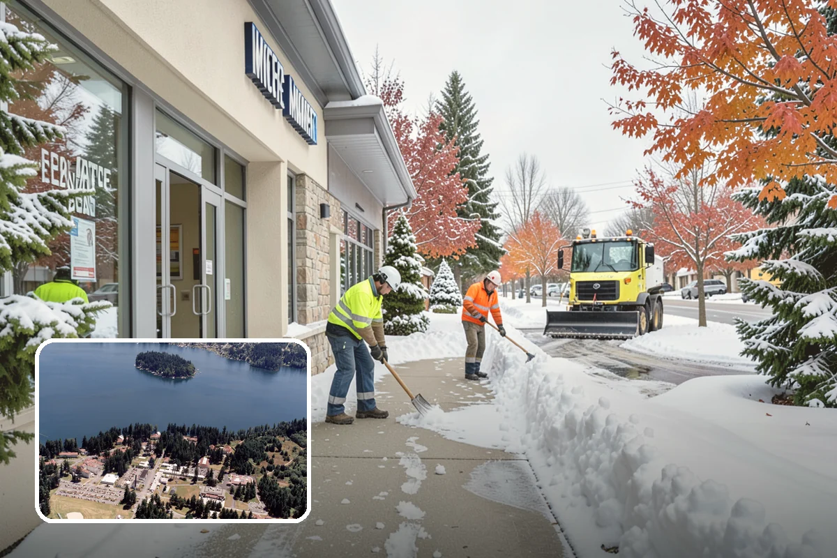 Medical Office Sidewalk Clearing in Lakewood, Pierce County, WA - Protects vulnerable patients with limited mobility from falls