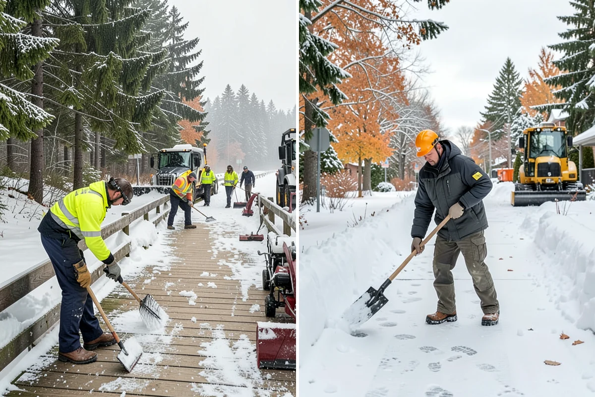 Medical Office Sidewalk Clearing in Maple Valley, King County, WA - Prioritize the accessible route, ramp, and patient drop-off zone