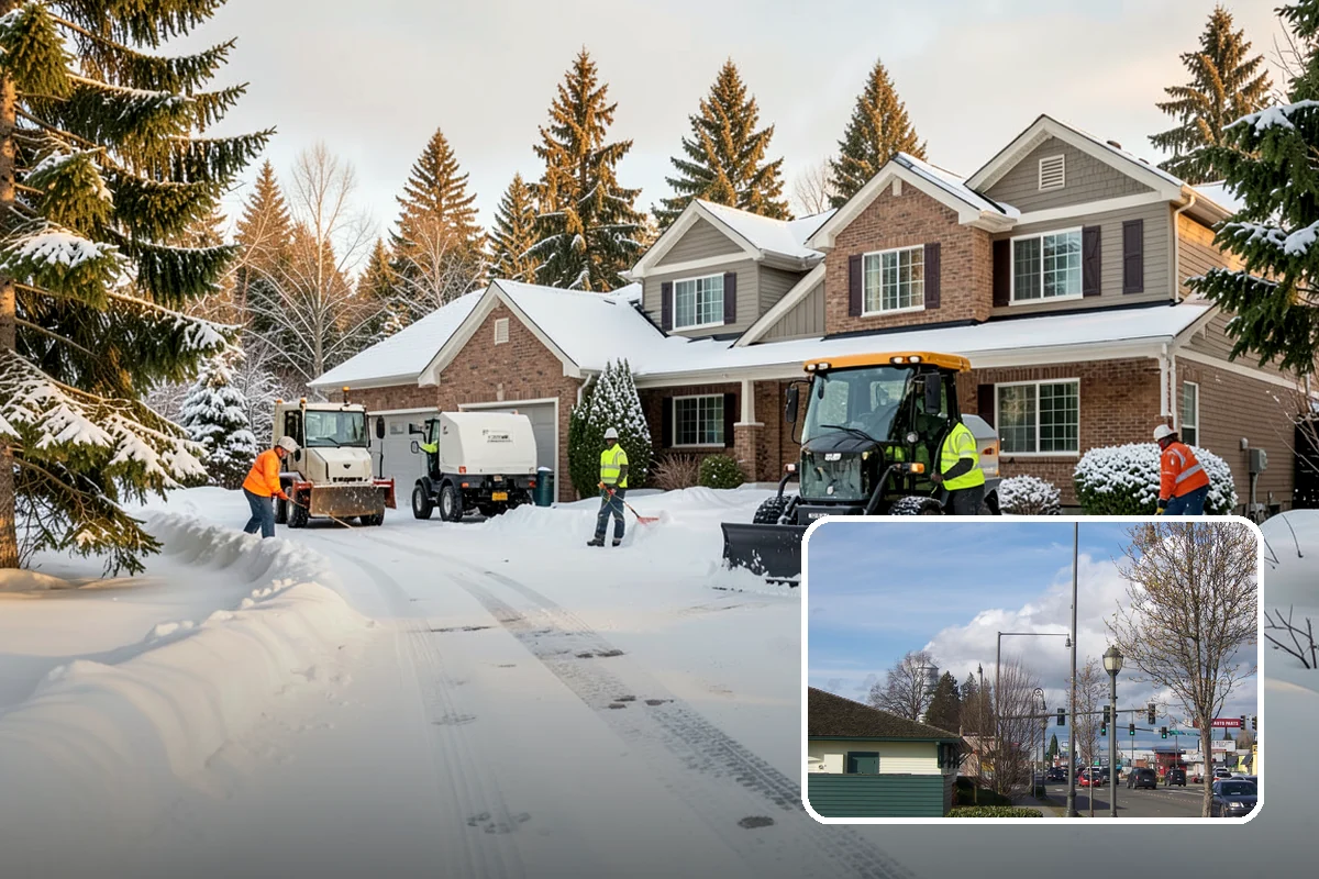 Medical Office Sidewalk Clearing in Marysville, Snohomish County, WA - Protects vulnerable patients with limited mobility from falls