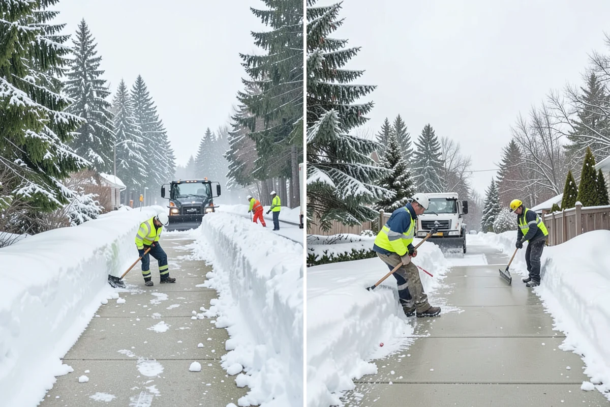 Medical Office Sidewalk Clearing in Marysville, Snohomish County, WA - Prioritize the accessible route, ramp, and patient drop-off zone