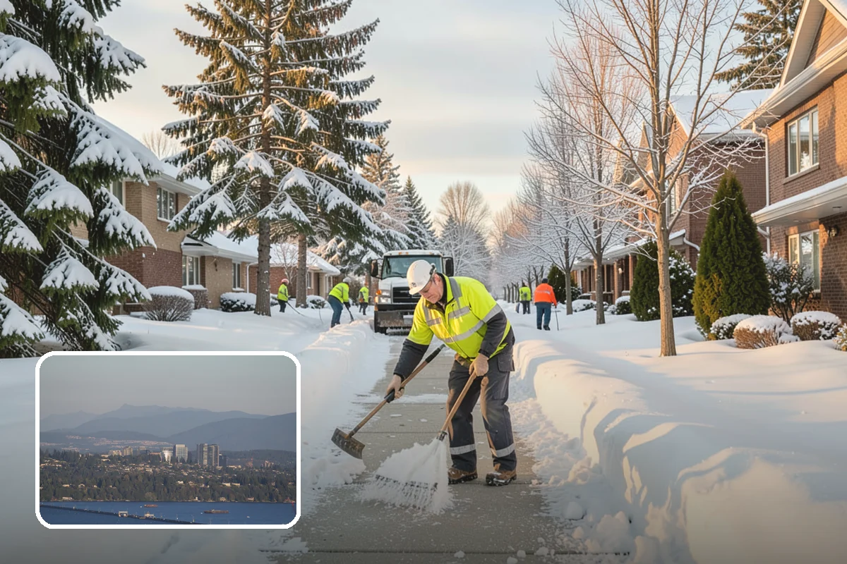 Medical Office Sidewalk Clearing in Medina, King County, WA - Protects vulnerable patients with limited mobility from falls