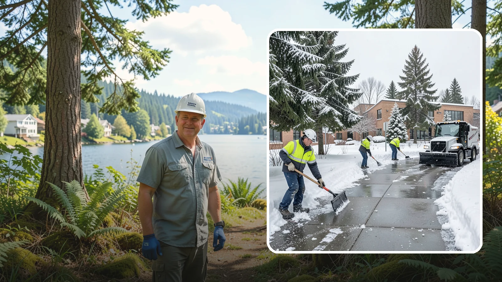 Medical Office Sidewalk Clearing in Milton, King County, WA - Patient-safety sidewalk clearing for Western Washington medical offices, keeping entrances and accessible routes clear for those...