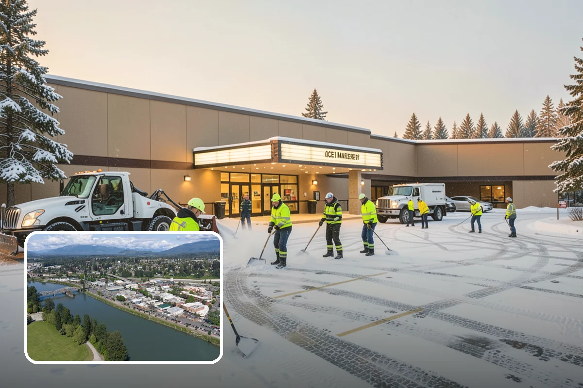 Medical Office Sidewalk Clearing in Mount Vernon, Skagit County, WA - Protects vulnerable patients with limited mobility from falls