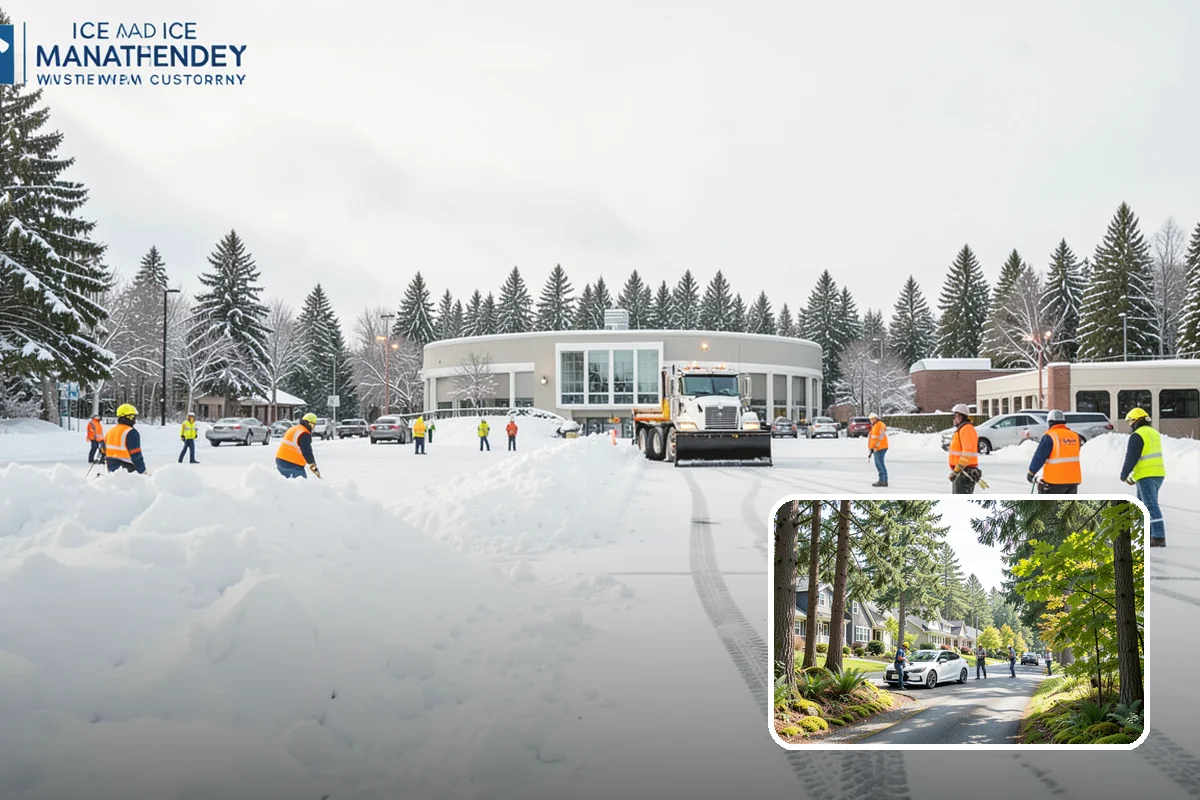 Medical Office Sidewalk Clearing in Normandy Park, King County, WA - Protects vulnerable patients with limited mobility from falls