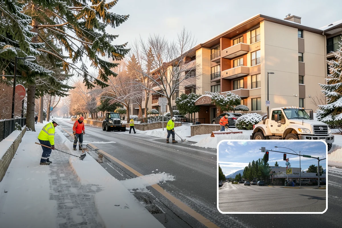Medical Office Sidewalk Clearing in North Bend, King County, WA - Protects vulnerable patients with limited mobility from falls