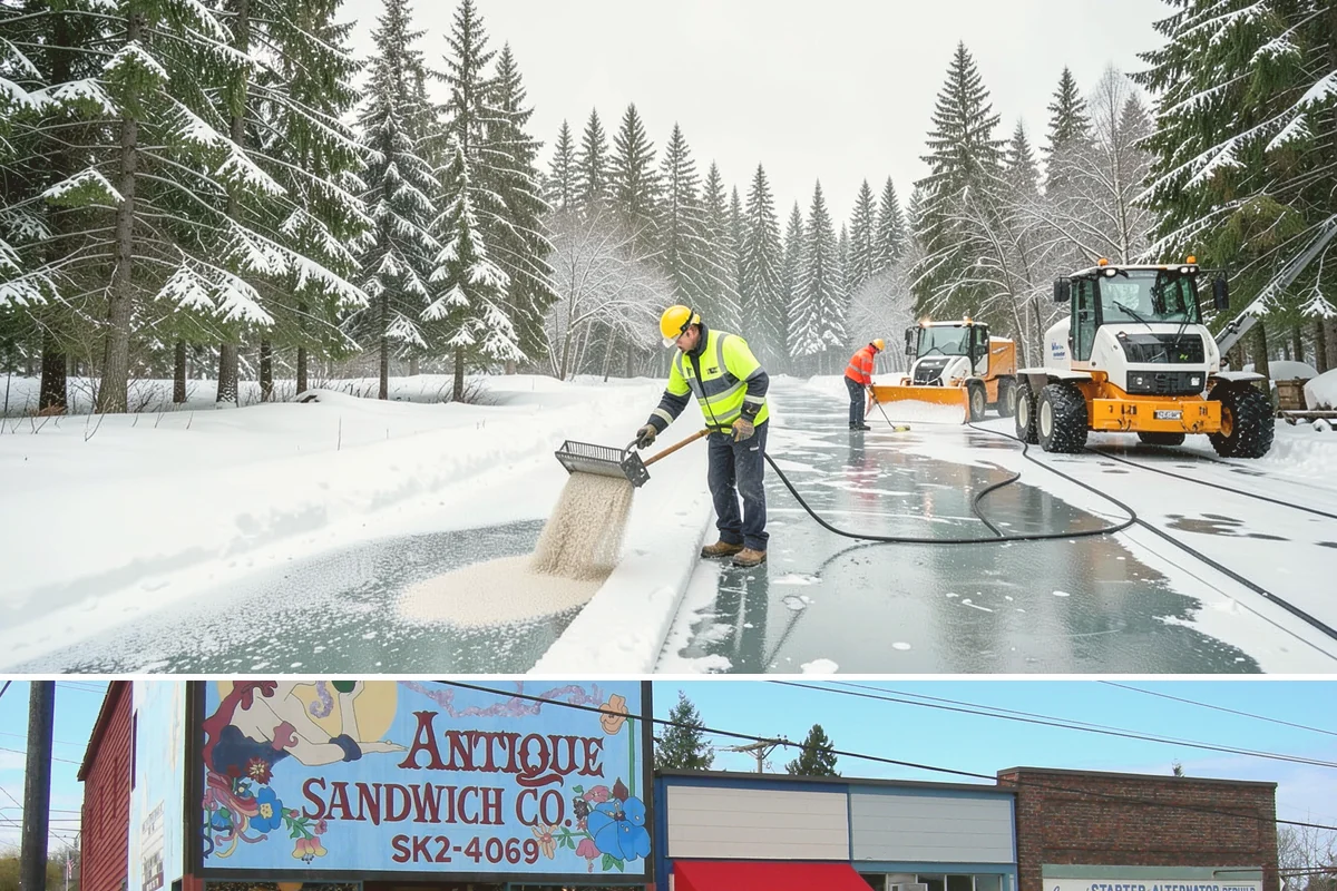 Medical Office Sidewalk Clearing in Ruston, Pierce County, WA - Medical office risk runs from late November through February, with day-long freeze-thaw demanding repeat visits during clinic...