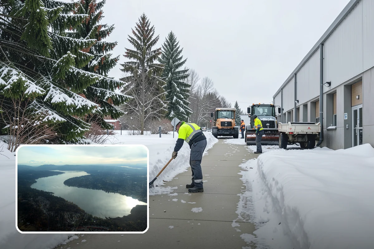 Medical Office Sidewalk Clearing in Sammamish, King County, WA - Protects vulnerable patients with limited mobility from falls