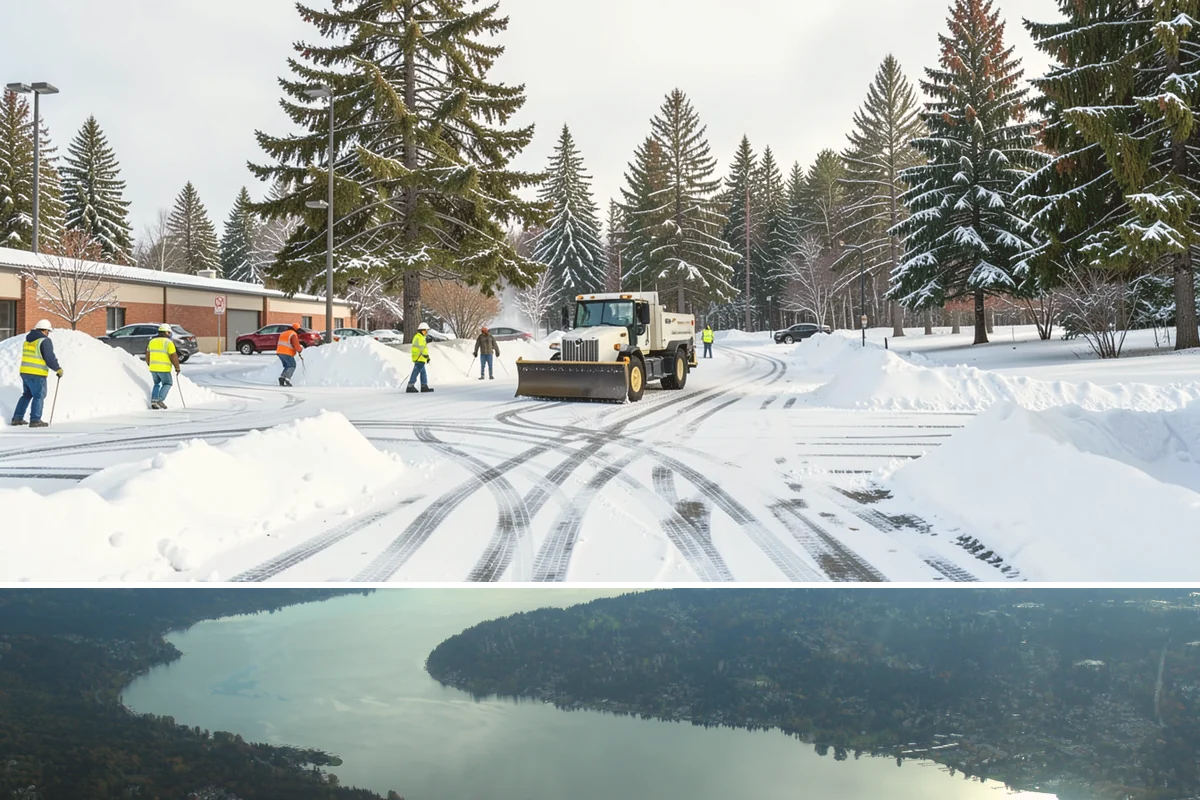 Medical Office Sidewalk Clearing in Sammamish, King County, WA - Medical office risk runs from late November through February, with day-long freeze-thaw demanding repeat visits during clinic...