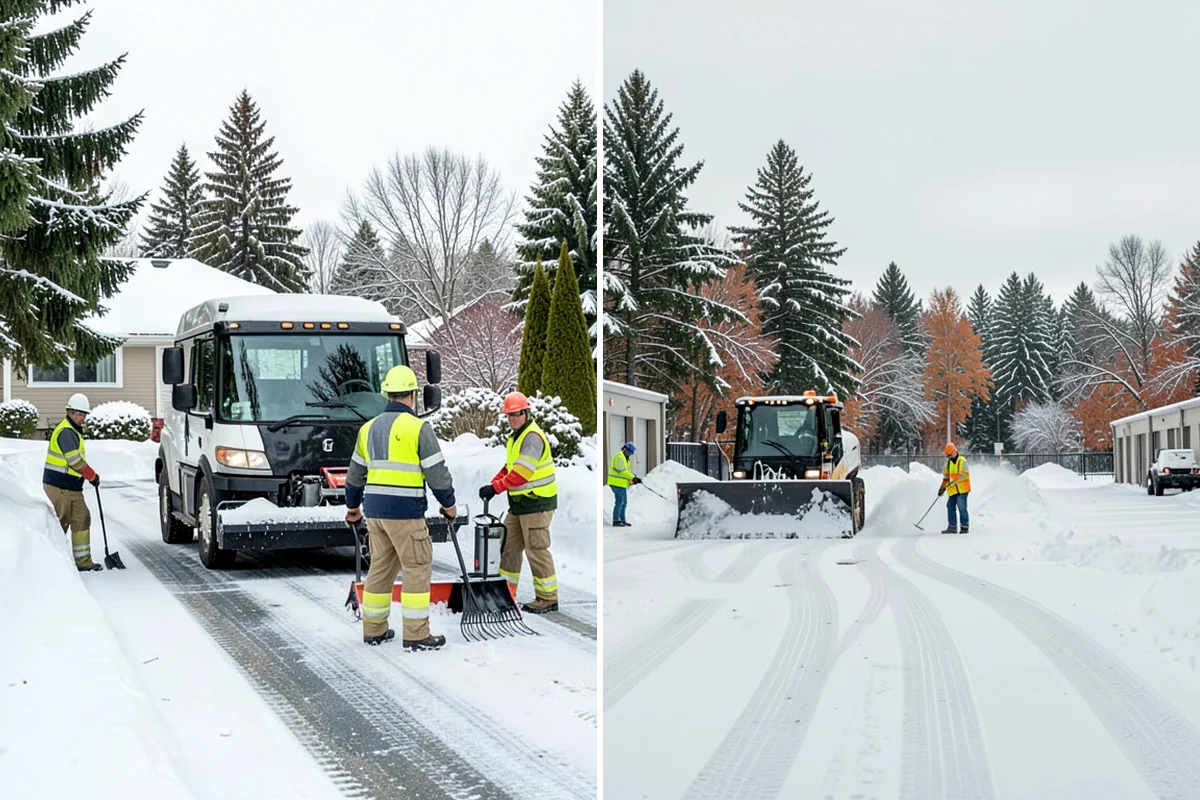 Medical Office Sidewalk Clearing in Sedro-Woolley, Skagit County, WA - Prioritize the accessible route, ramp, and patient drop-off zone
