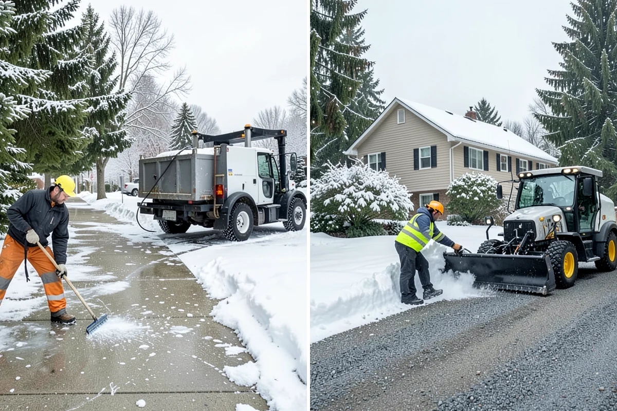 Medical Office Sidewalk Clearing in Shoreline, King County, WA - Prioritize the accessible route, ramp, and patient drop-off zone